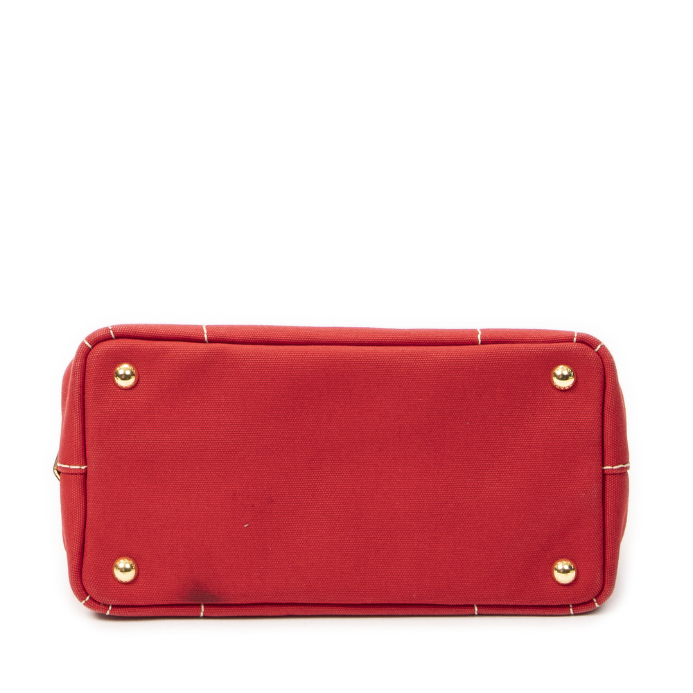 Prada Small Canapa Tote - Picture 6 of 10